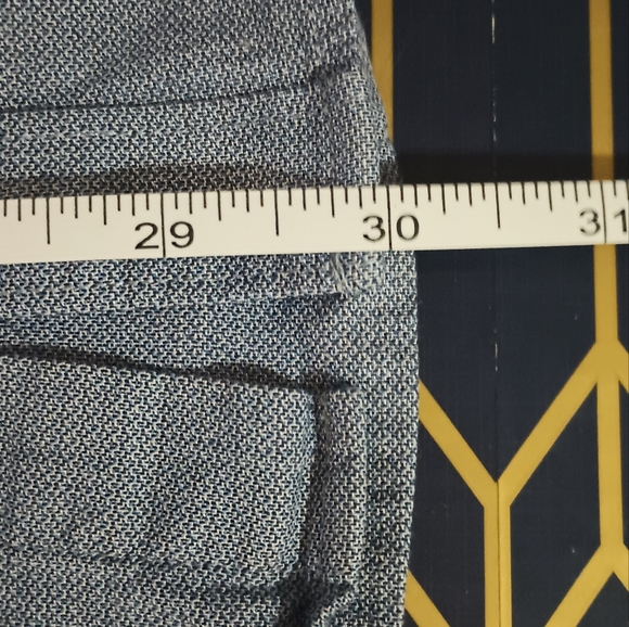 Vince Camuto Shirt, Adult Men 15.5/34-35 Blue Button Down Slim Fit Casual Shirt - Picture 9 of 12